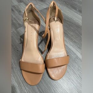 Kelly & Katie Nude Heeled Sandals